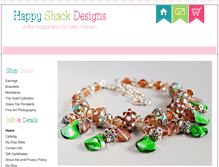 Tablet Screenshot of happyshackdesigns.com
